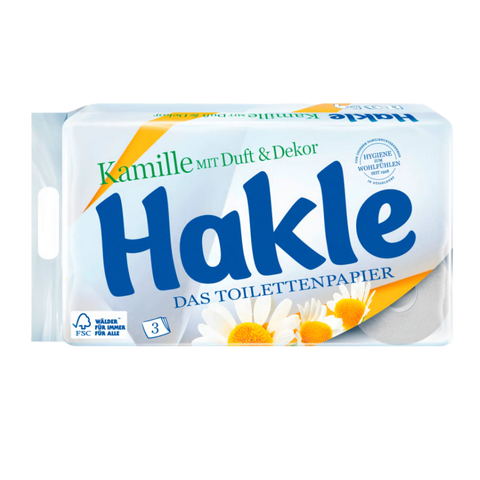 Hakle Toilettenpapier Kamille 3-lagig 8x150 Blatt