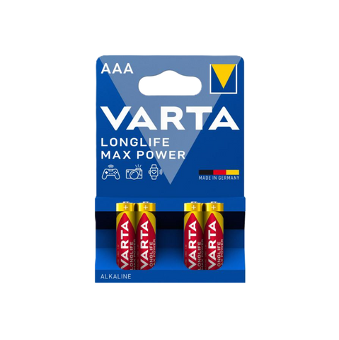 Varta Batterie Alkaline AAA Longlife Max Power 4 Stk.