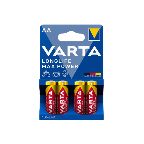 Varta Batterie Alkaline AA Longlife Max Power 4 Stk.